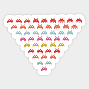 Space Invaders Sticker
